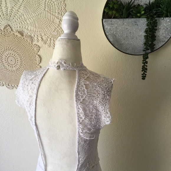 Free People Daydream Bodycon open back lace slip - Picture 6 of 8